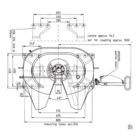 Replacement Jost JSK 37 G-240 – Standard fifth wheel couplings 2”