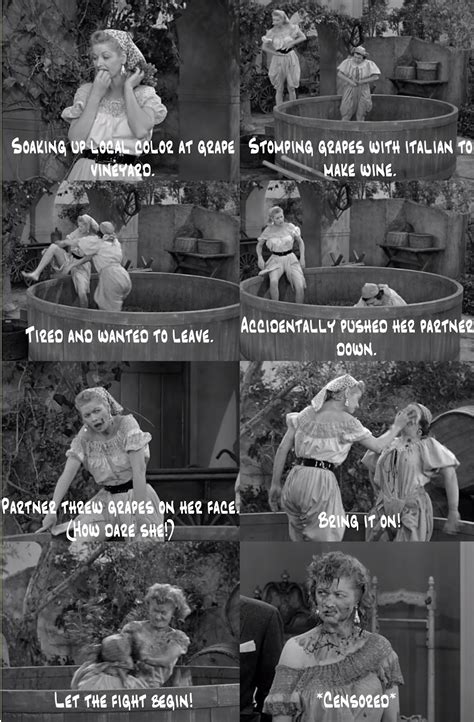 A Blog about Lucille Ball: I Love Lucy: Grape Stomping