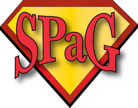 SPaGman logo - using on bookmarks, placemats & displays to try and make ...