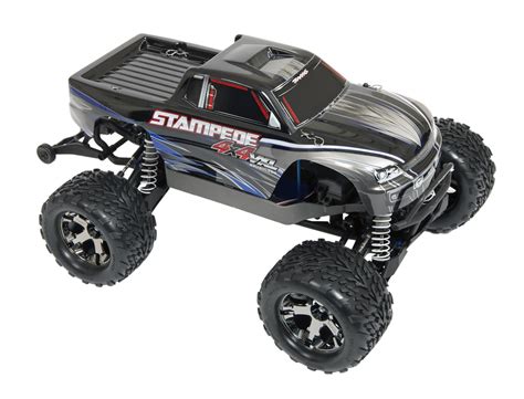 Traxxas 67086-4-SLVR Traxxas Stampede 4X4 VXL Monster Trucks with Traxxas Stability Management ...