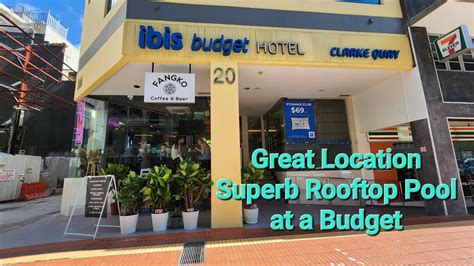 ibis budget Singapore Clarke Quay great location and a fantastic roof top pool full review - YouTube