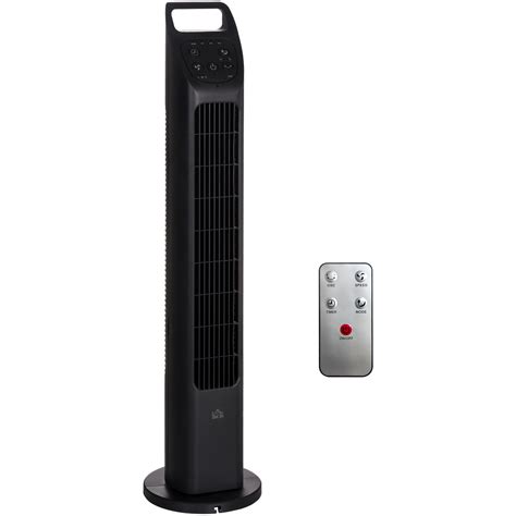 Tower Fan Cooling Oscillating Floor Fan with Remote, 4H Timer