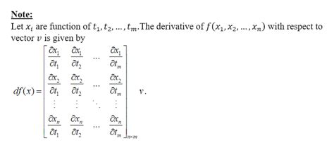 Answered: Find the derivative matrix for the… | bartleby