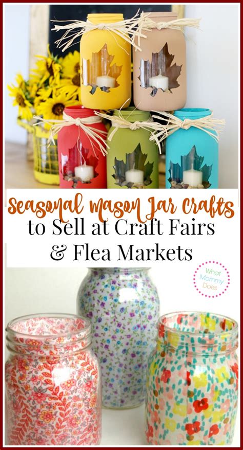 13 Mason Jar Crafts to Make & Sell for Extra Cash - What Mommy Does