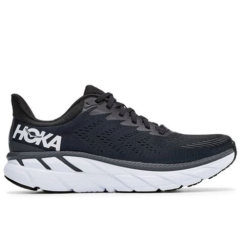 HOKA ONE ONE - Hoka One One Clifton 7 Men/Adult Shoe Size 11.5 Outdoor 1110534-BWHT Black ...