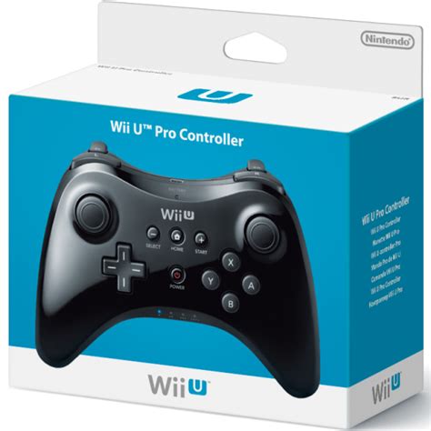 Wii U Pro Controller - Black Wii U accessories | Zavvi.com