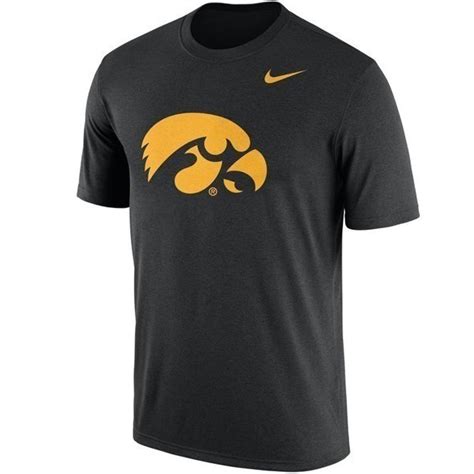 Iowa Hawkeyes Logo Black Tee