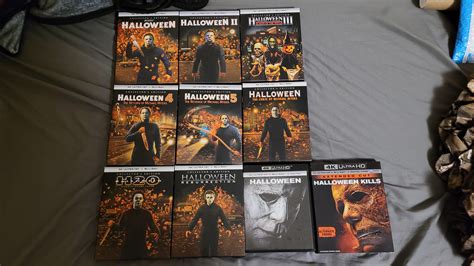 all the Halloween movies in 4k so far : r/dvdcollection