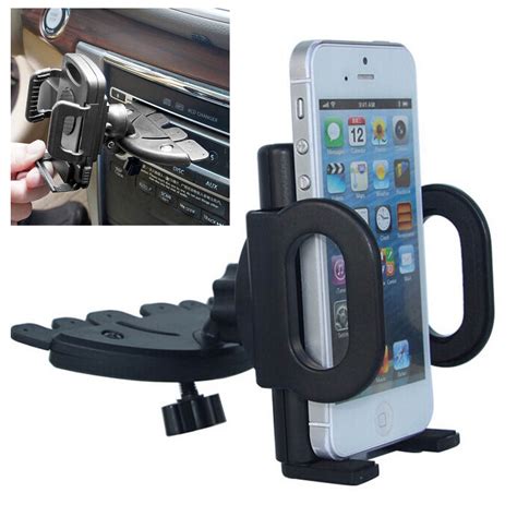 360° Car CD Slot Dash Mount Holder Dock for Cell Phone Smart Phone iPhone Samsung GPS Universal ...