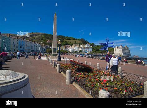 LLandudno, promenade, great orme, north Wales, UK Stock Photo - Alamy