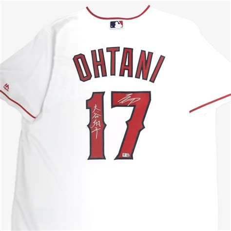 Topps Authentics Shohei Ohtani Signed Replica Jersey White Kanji ...