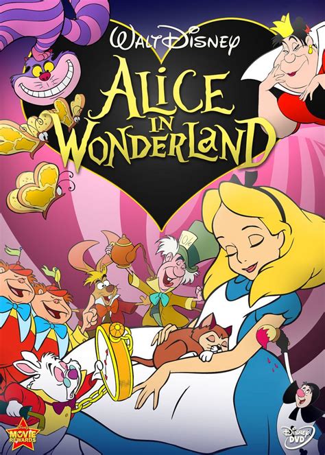 Alice in Wonderland DVD new disney 2010 | Alice in wonderland cartoon ...