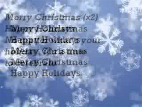 Nsync~ Merry Christmas Lyrics - YouTube