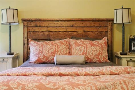 King Reclaimed Wood Headboard