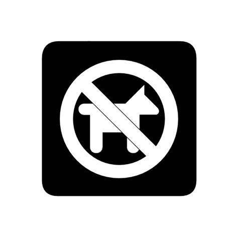 NO ANIMALS ALLOWED SIGN Logo [ Download - Logo - icon ] png svg