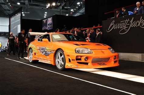 Paul Walker's "10-Second" Toyota Supra Sells for $550,000