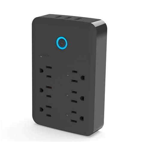 Gosund Smart Plug, WiFi Smart Outlet Extender w/ 3 USB Ports, 6 Outlets (5V/3A 24W), Works with ...