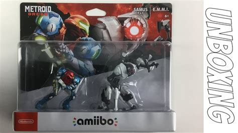 METROID DREAD AMIIBO SAMUS EMMI UNBOXING - YouTube