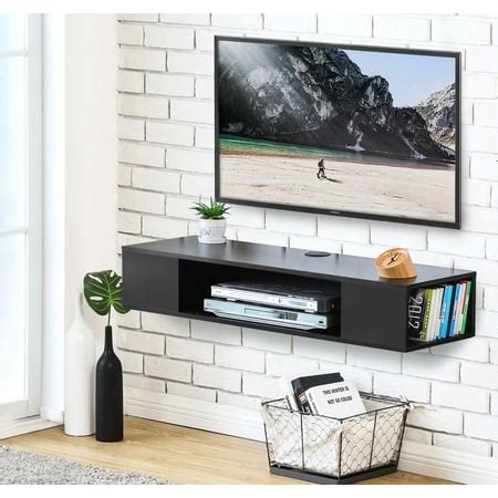 FITUEYES Floating TV Stand Wall Mounted Media Console Entertainment Center for TV up to 55 ...