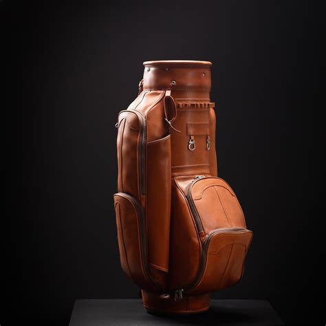 Leather Golf Bags Leather Golf Stand Custom Design Leather 6 Section 5 ...