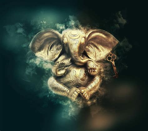 HD wallpaper: Fantasy Ganesha, Ganesha illustration, God, Lord Ganesha ...