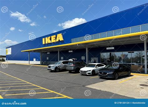 Ikea Store Front Entrance at the Canton, Michigan Editorial Stock Image ...