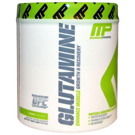 MusclePharm, Glutamine, Growth & Recovery, Core Series, .661 lbs (300 g) (Discontinued Item ...