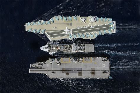 The Future French Aircraft Carrier in comparison with HMS Queen ...