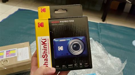 Unboxing & Setup Kodak Pixpro Fz55 | shopee Malaysia - YouTube