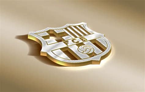 Wallpaper Logo, Golden, Football, Soccer, FC Barcelona, Barca, Emblem ...