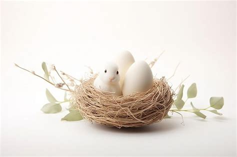 Premium Photo | Easter minimalist backgrounds white background