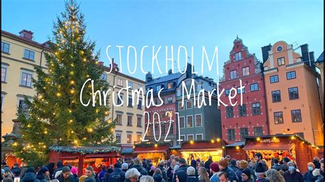 Stockholm Christmas Market 2021-Gamla Stan (Old Town)-Julmarknad - YouTube