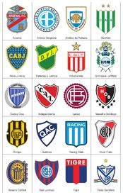 SOCCER: Argentina Primera Division crests 2014 infographic