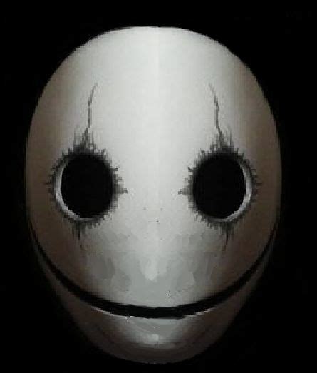 An edited version of a smiling mask, using MS Paint lol. | Creepy masks, Mask drawing, Scary mask