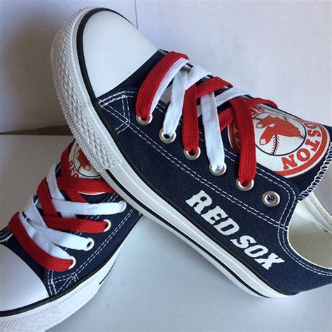 Boston Red Sox Designed Sneakers | Cute Sports Fan