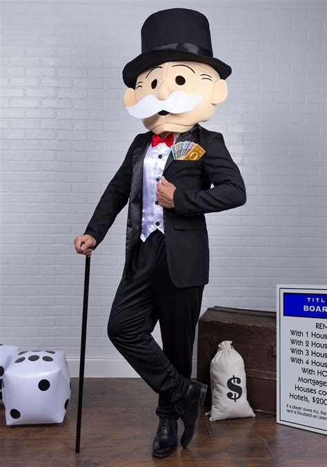 Mr. Monopoly Costume for Men | Board Game Costumes