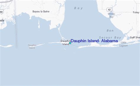 Dauphin Island, Alabama Tide Station Location Guide