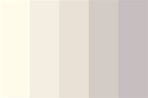 Cream to grey Color Palette