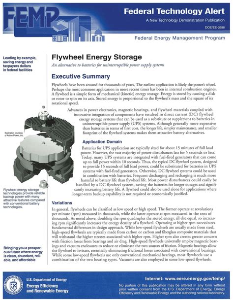 (PDF) Flywheel Energy Storage