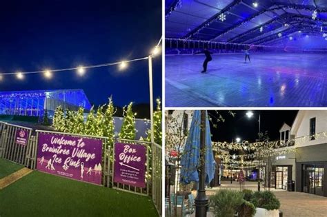 Braintree Village first ever ice rink now open to public : r ...