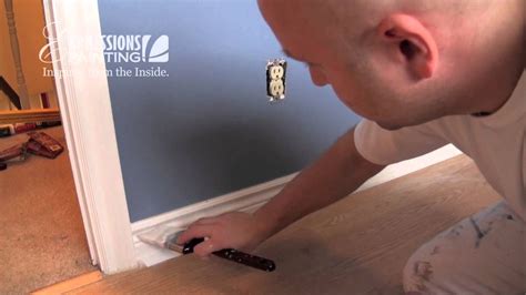 How to paint baseboards like a pro - YouTube