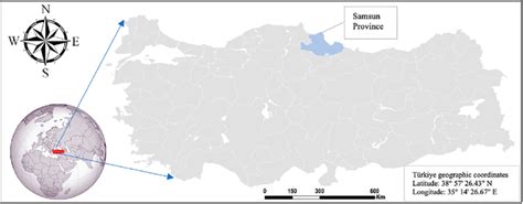 Study area in the Province of Samsun, Turkey. | Download Scientific Diagram