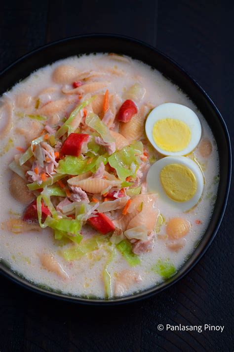 Pinoy Chicken Sopas - Panlasang Pinoy