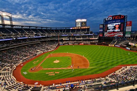 Citi Field a stadium completed in 2009, baseball park of New York Mets, designed by Populous ...