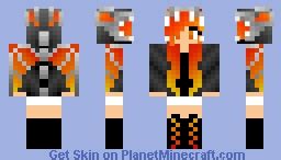 Fire Dragon Minecraft Skin