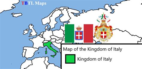 Map of the Kingdom of Italy (TBTL) by TheLanmuengArtist on DeviantArt