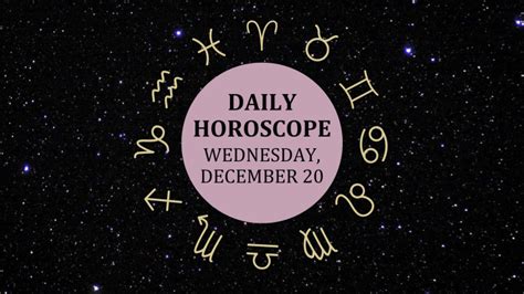 Your Daily Horoscope: December 20, 2023