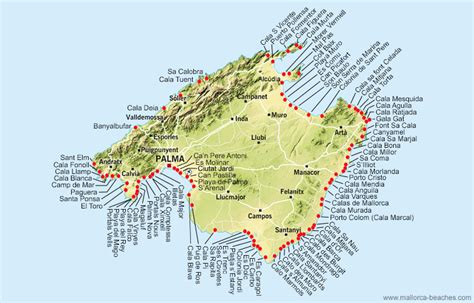 Mallorca map - two maps of Mallorca | Mallorca Beaches