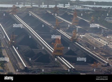 Newcastle Coal Terminal Stock Photo - Alamy