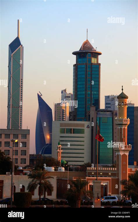 Kuwait, Kuwait City, skyline, skyscrapers Stock Photo - Alamy